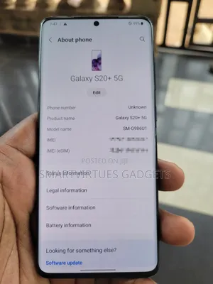 Samsung Galaxy S20+ 5G 128 GB Black
