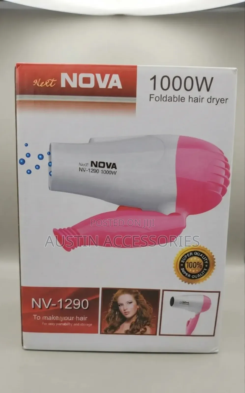 Nova 3 Speed Level Portable Foldable Hair Dryer