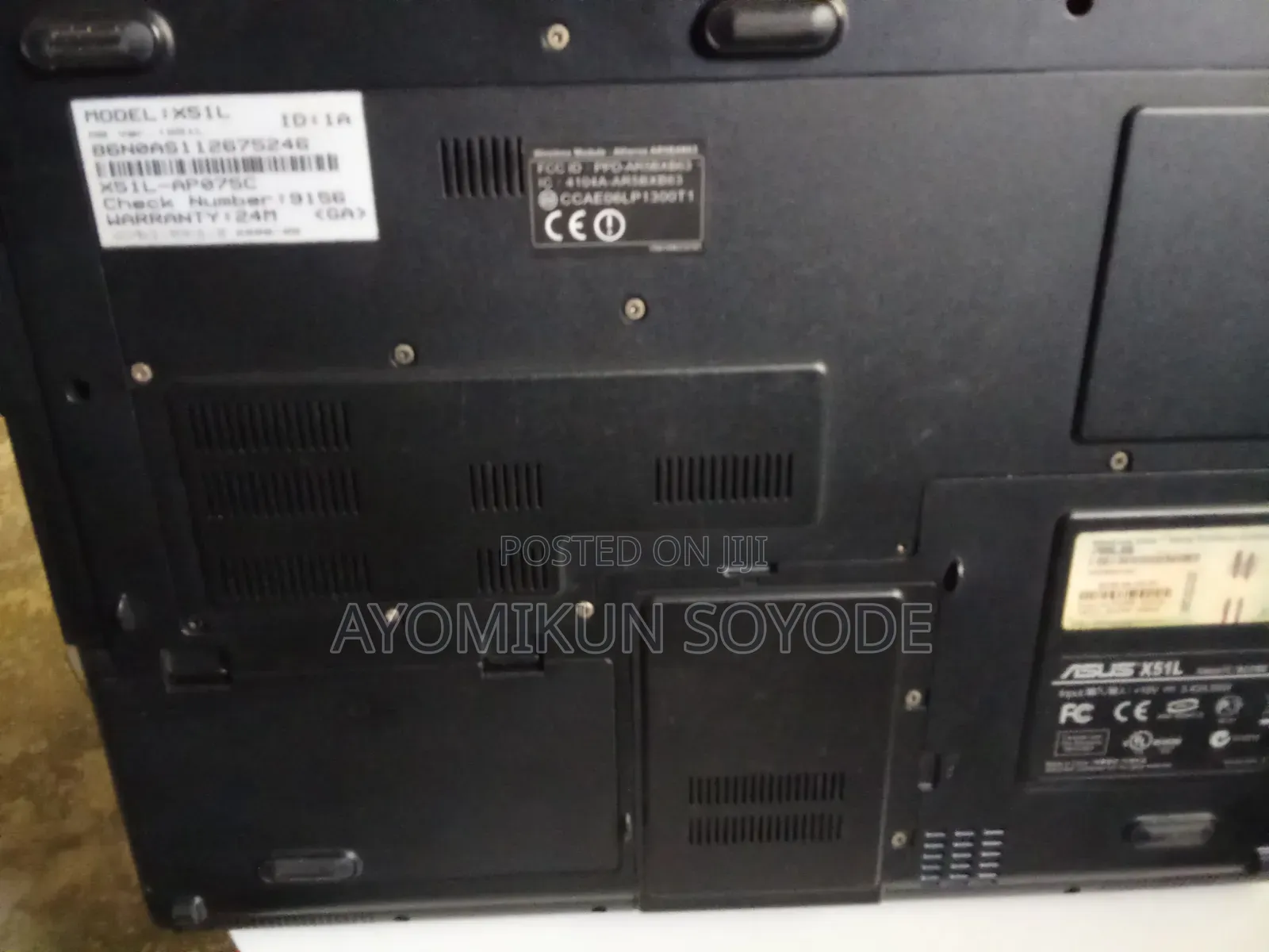 Laptop Asus 2GB Intel Core 2 Quad HDD 160GB