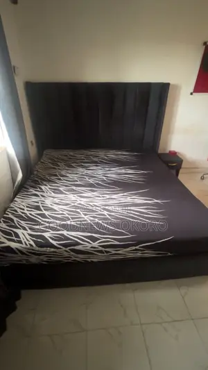 6 by 6 Bedframe, Side Drawer and Foam