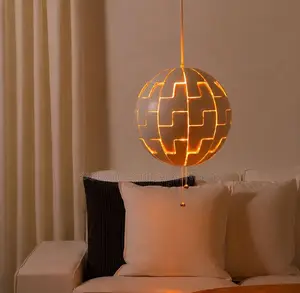 Nordic Simple Pendant Lamp Plated Acrylic Deformable Creative