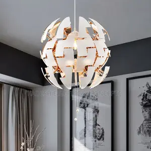 Nordic Simple Pendant Lamp Plated Acrylic Deformable Creative