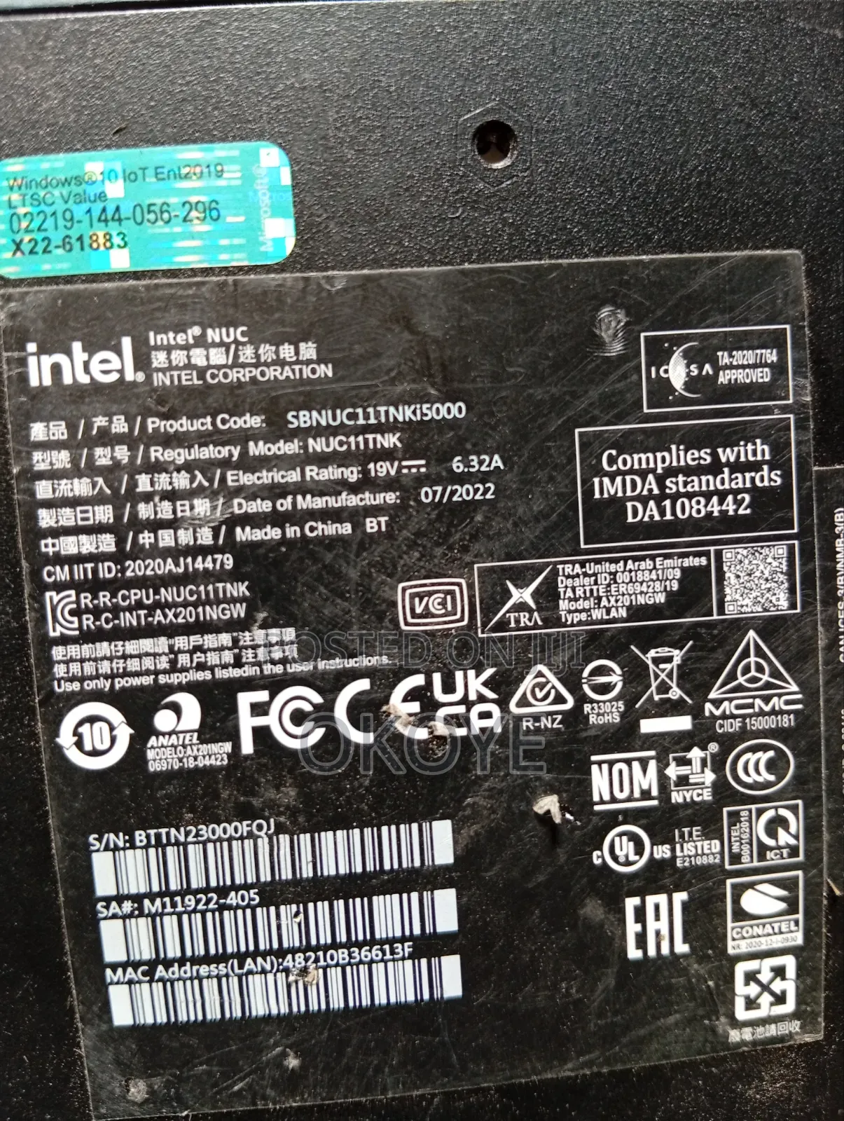 Desktop Computer 16GB Intel Core i5 SSD 256GB