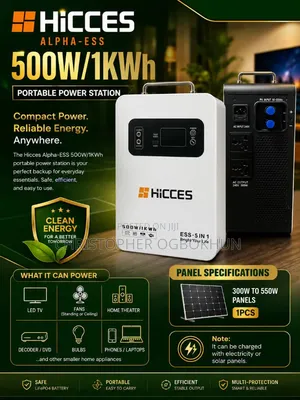 500w,1kw. All in One HICESS Solar Generator