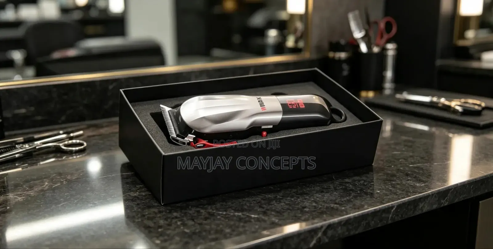 WMARK Magic Taper Professional Cordless Hair Clipper With LCD Display