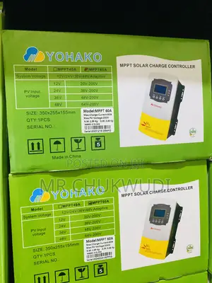 60a 24v 36v 48v Yohako MPPT Solar Charge Controller Is Available