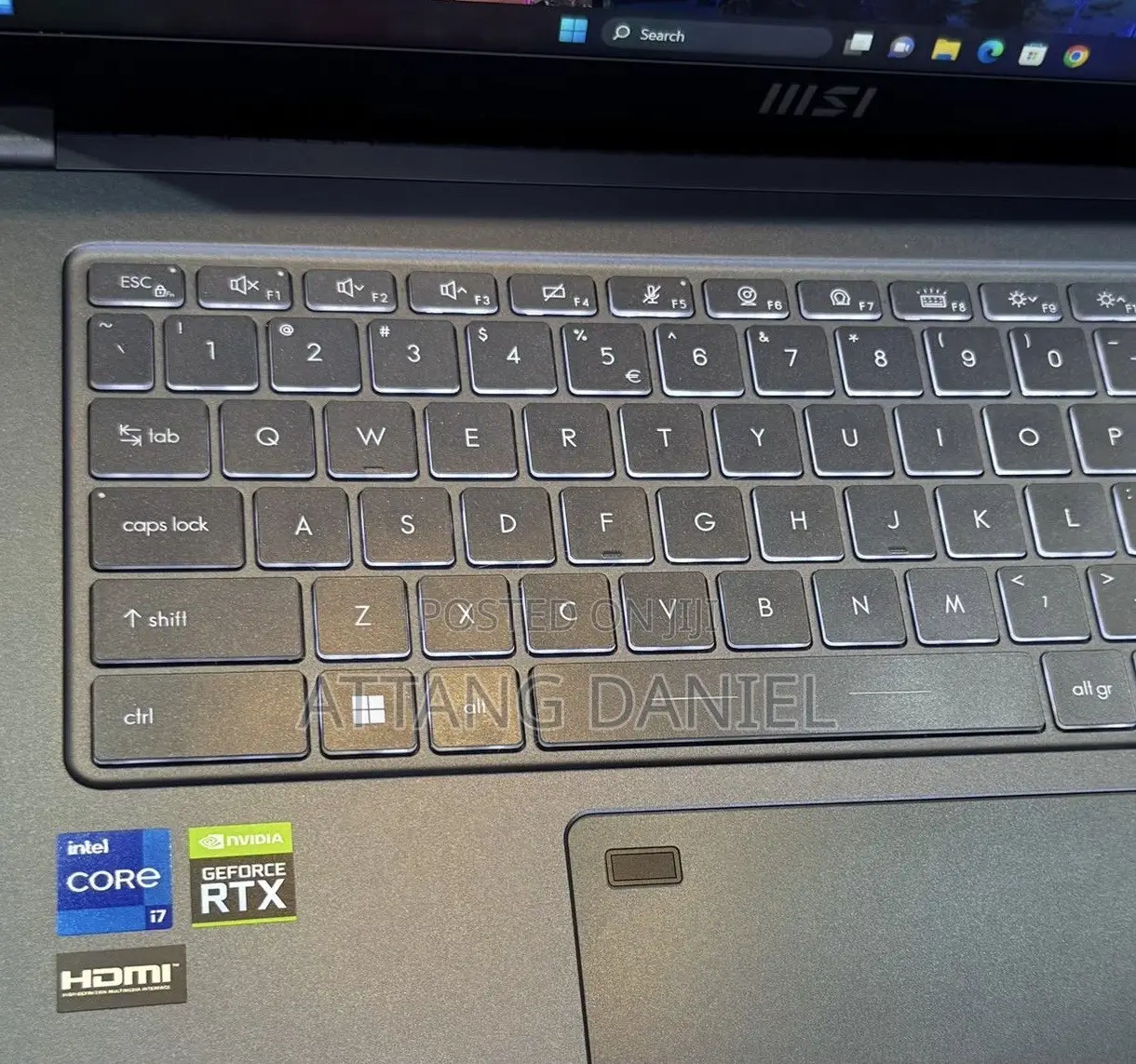 Laptop MSI 16GB Intel Core i7 SSD 512GB