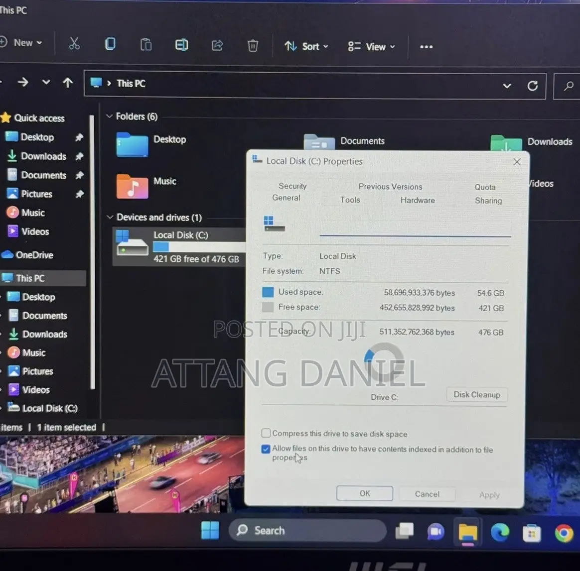 Laptop MSI 16GB Intel Core i7 SSD 512GB