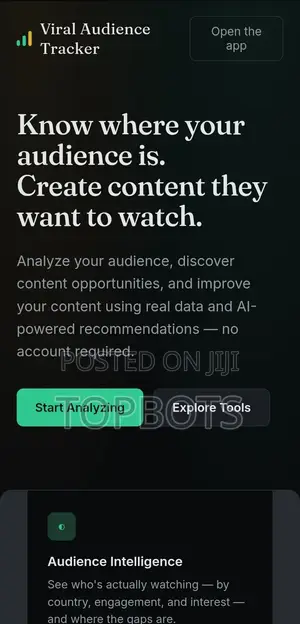 Viral Audience Tracker Bot.