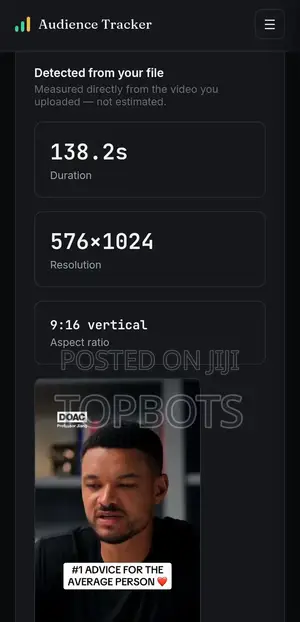 Viral Audience Tracker Bot.