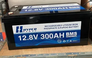  HYPER POWER 12.8V 300Ah LiFePO4 Lithium Battery – 3.84kWh