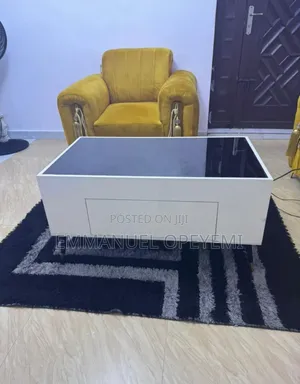 Luxury Glass-Top Center Table