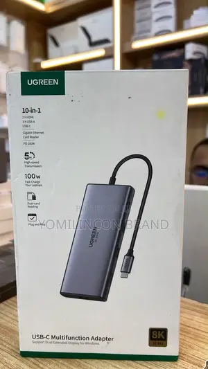 UGREEN USB C Docking Station Dual Monitor, 10-in-1 Laptop