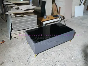 Luxury Glass-Top Center Table