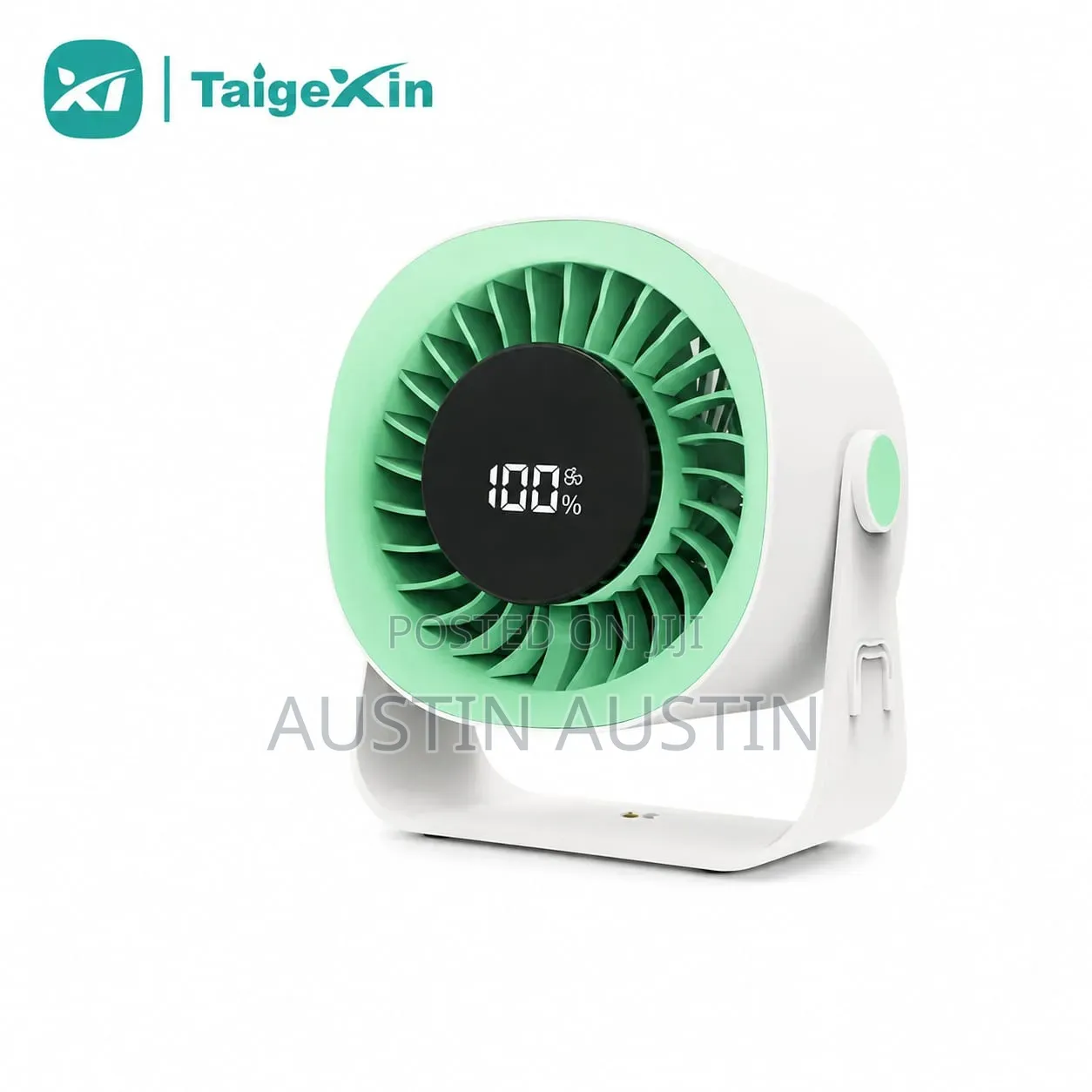 High Speed Rechargeable Desk Table Fan 2400mah