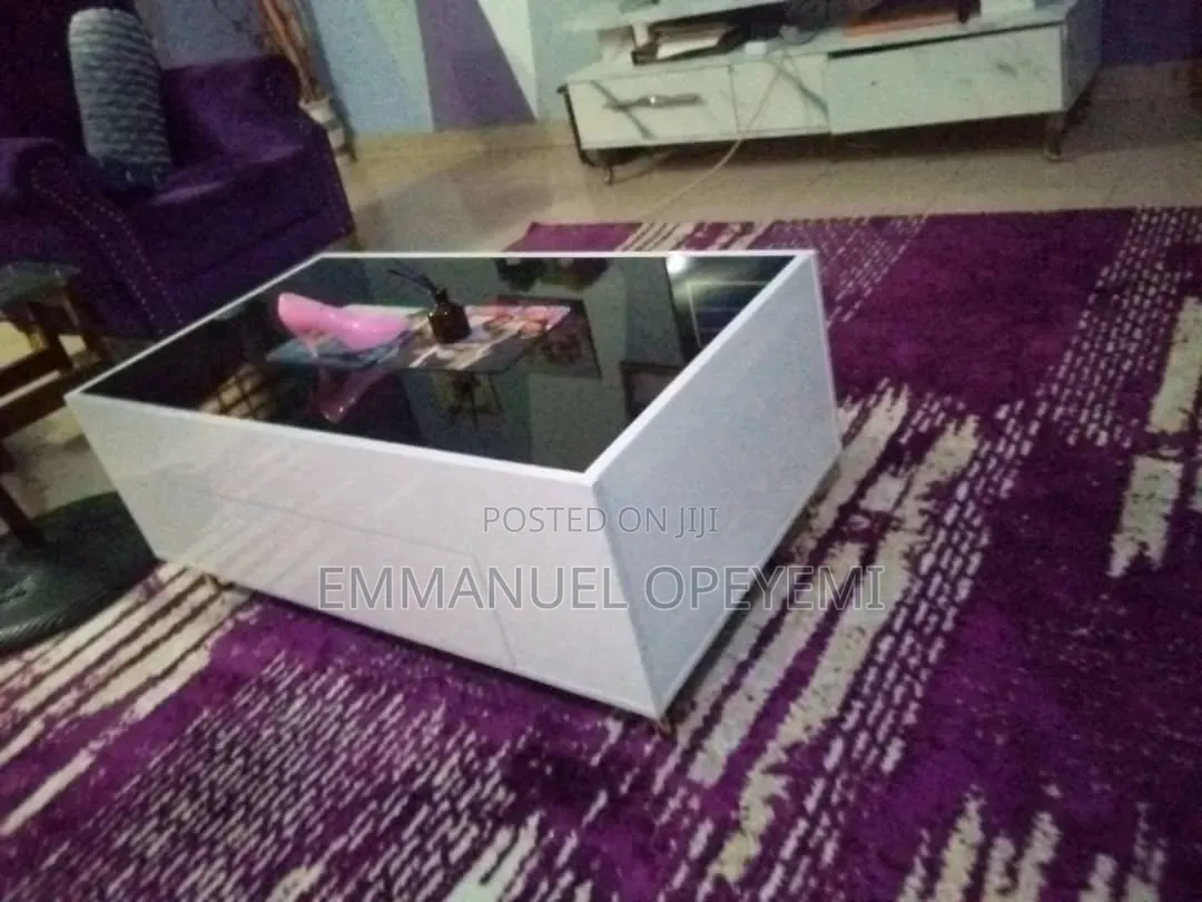 Luxury Glass-Top Center Table