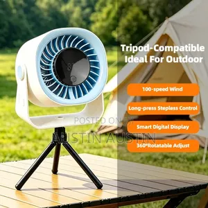 High Speed Rechargeable Desk Table Fan 2400mah