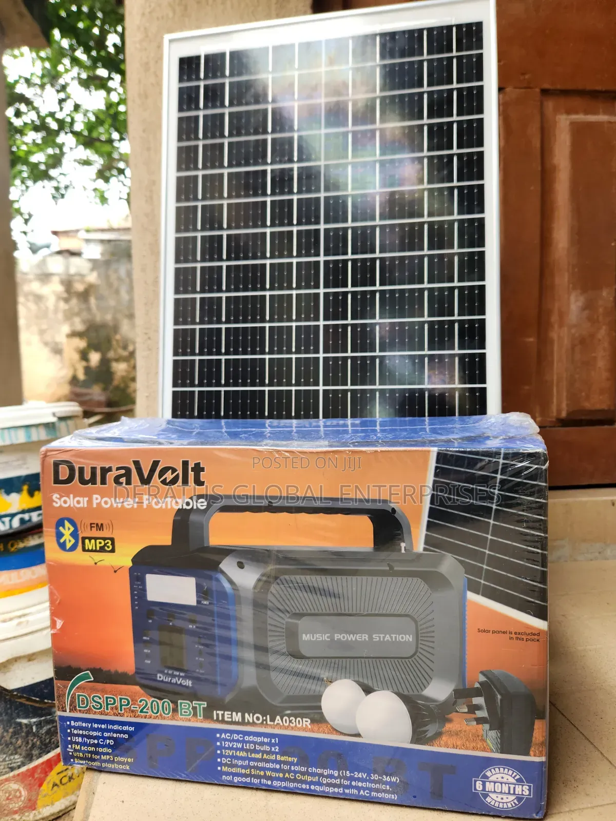 Duravolt Portable Solar Generator _ 12V + 50W Panel