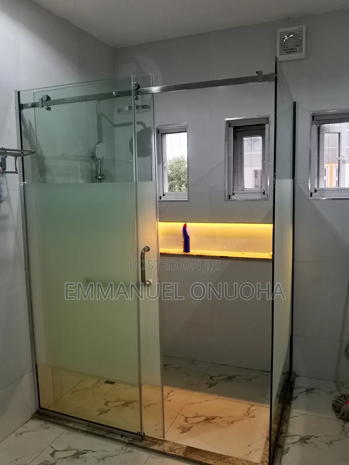 Smart Glass Shower Enclosure