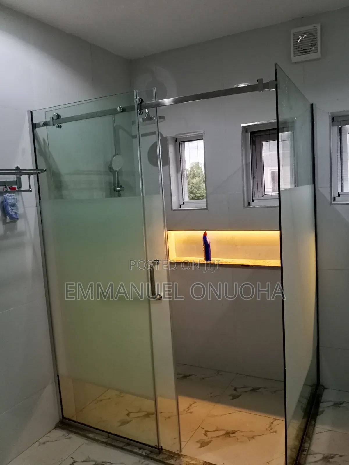 Smart Glass Shower Enclosure