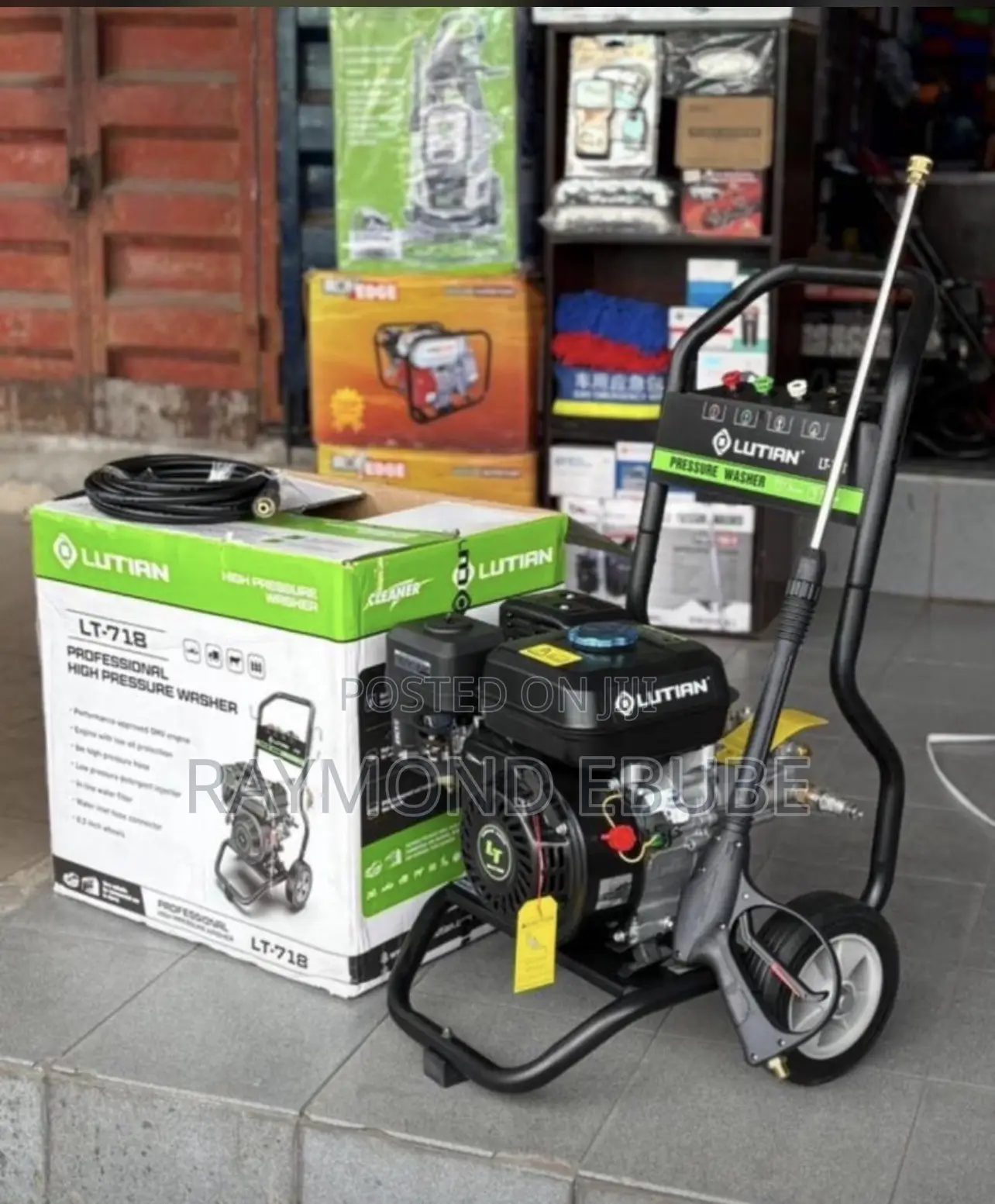 Lutian Lt718 7hp High Pressure Washer