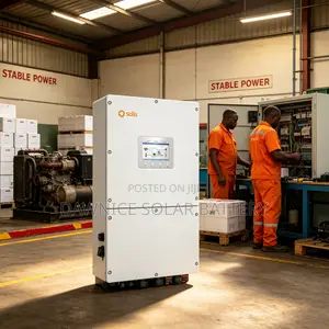 Solis 50kW 3-Phase Hybrid Inverter 4MPPT Dual Battery Ports 380V