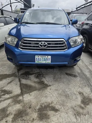 Toyota Highlander Limited 4x4 2008 Blue