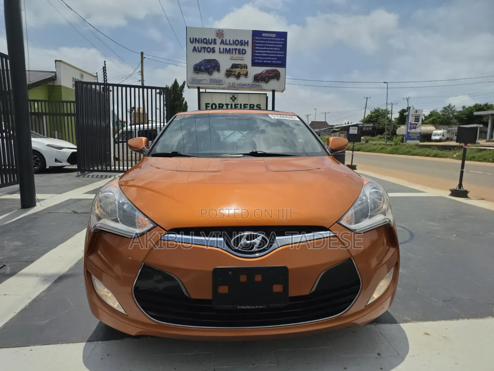 Hyundai Veloster Automatic 2012 Orange