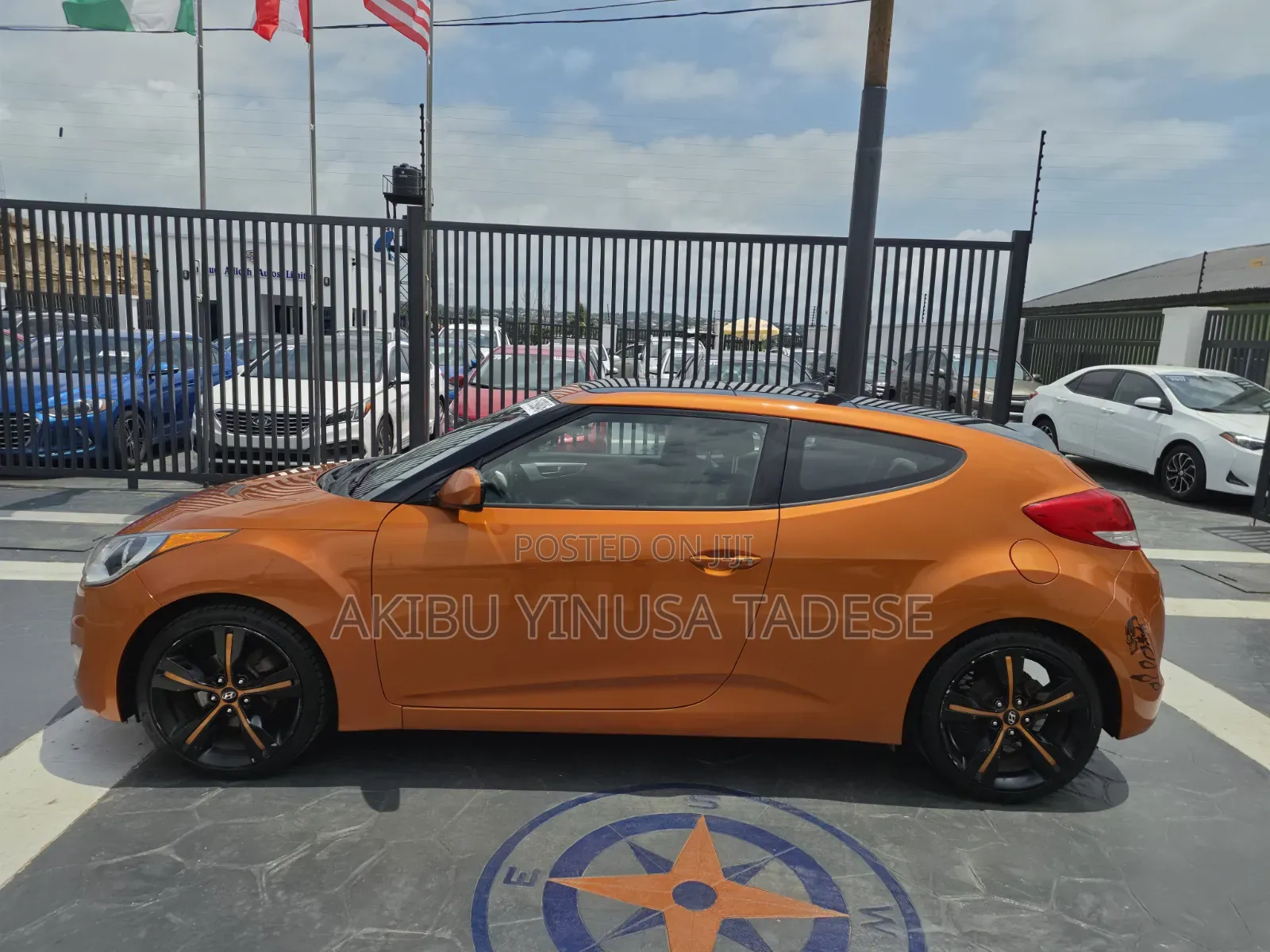 Hyundai Veloster Automatic 2012 Orange