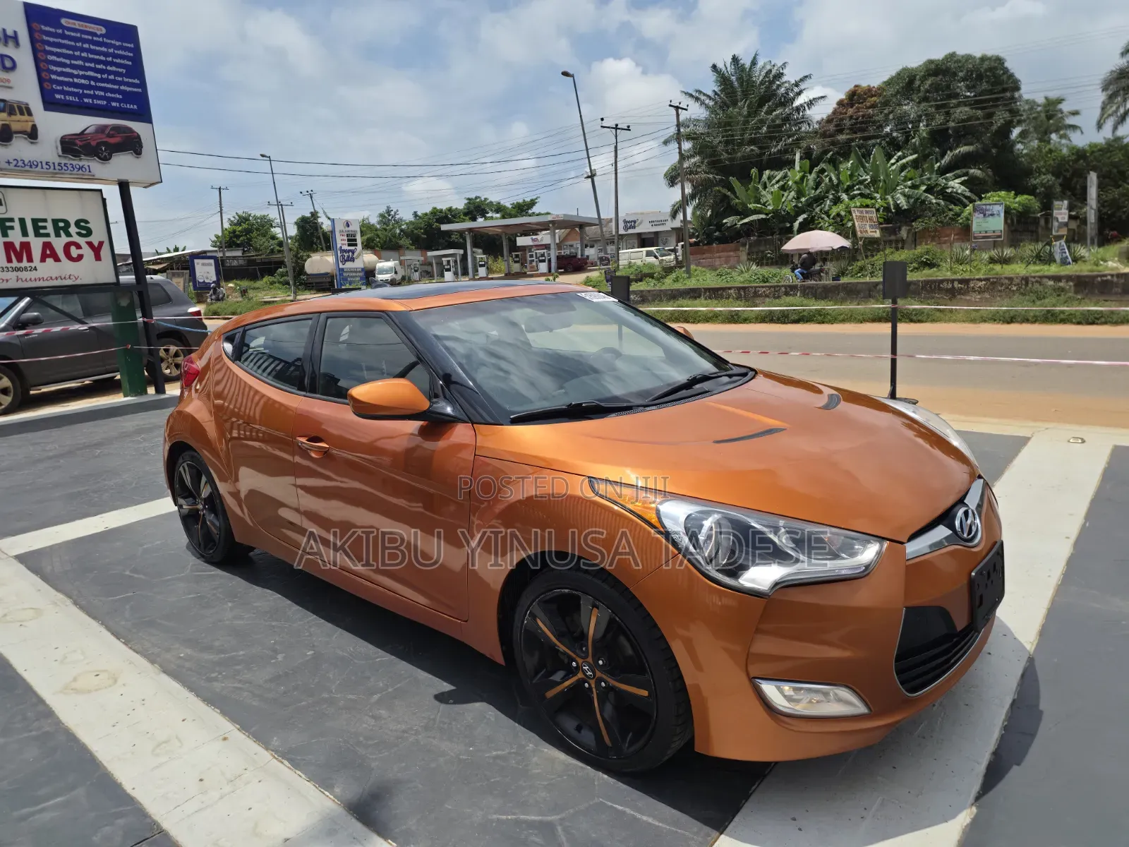 Hyundai Veloster Automatic 2012 Orange