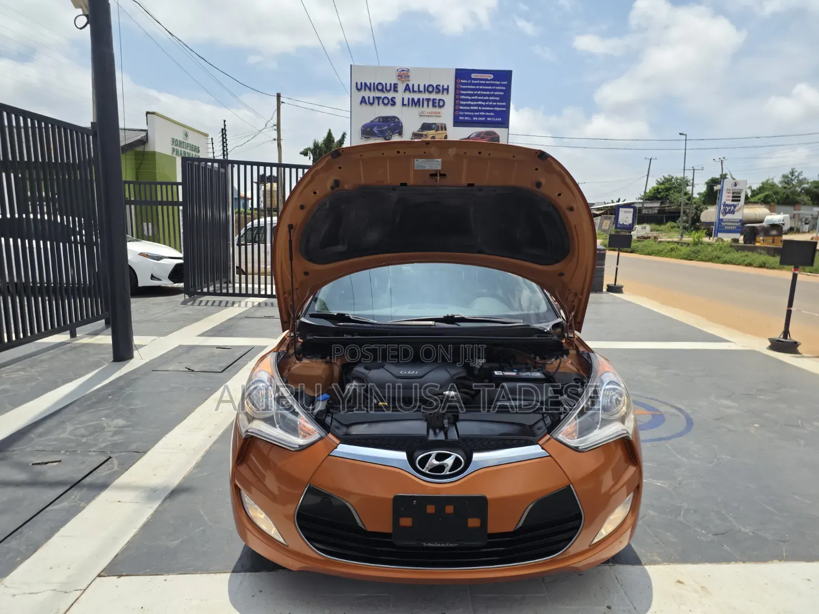 Hyundai Veloster Automatic 2012 Orange