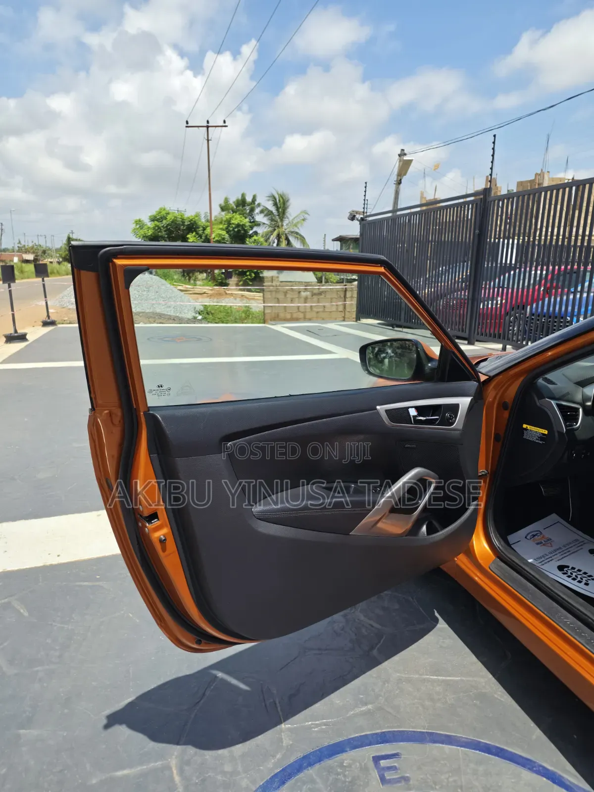 Hyundai Veloster Automatic 2012 Orange
