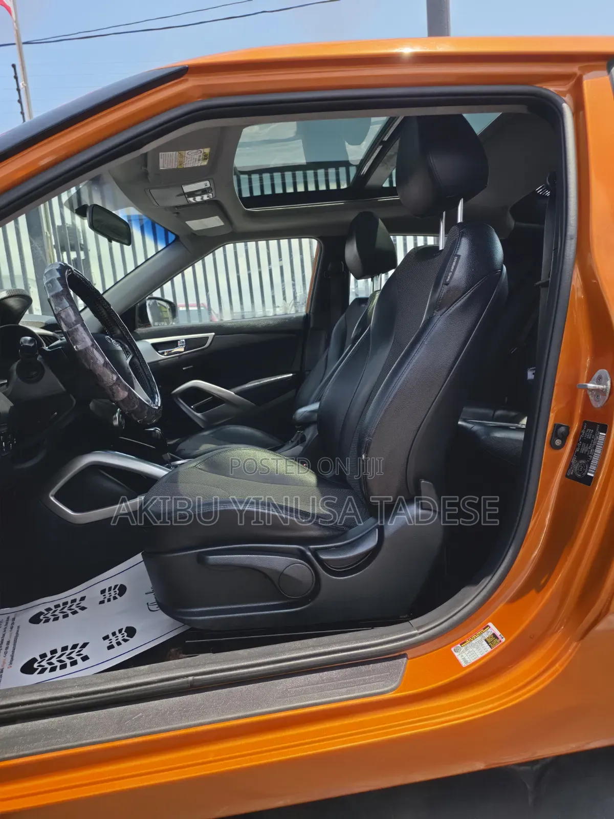 Hyundai Veloster Automatic 2012 Orange