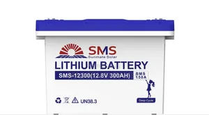 SMS SUNMATE SOLAR 12.8V 300Ah LiFePO4 Lithium Battery – 3.84kWh
