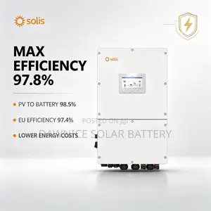 Solis 50kW 3-Phase Hybrid Inverter HV Lithium Battery 150-800v