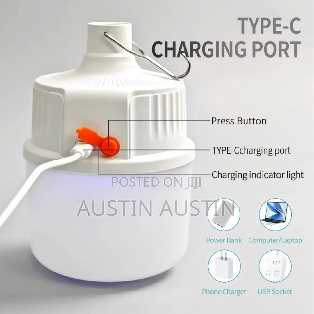 Rechargeable Led Bulb Light 2400mah