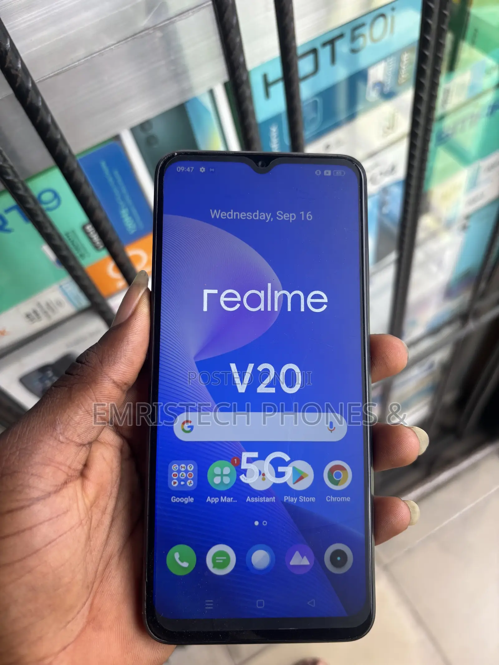 Realme V20 128 GB Black