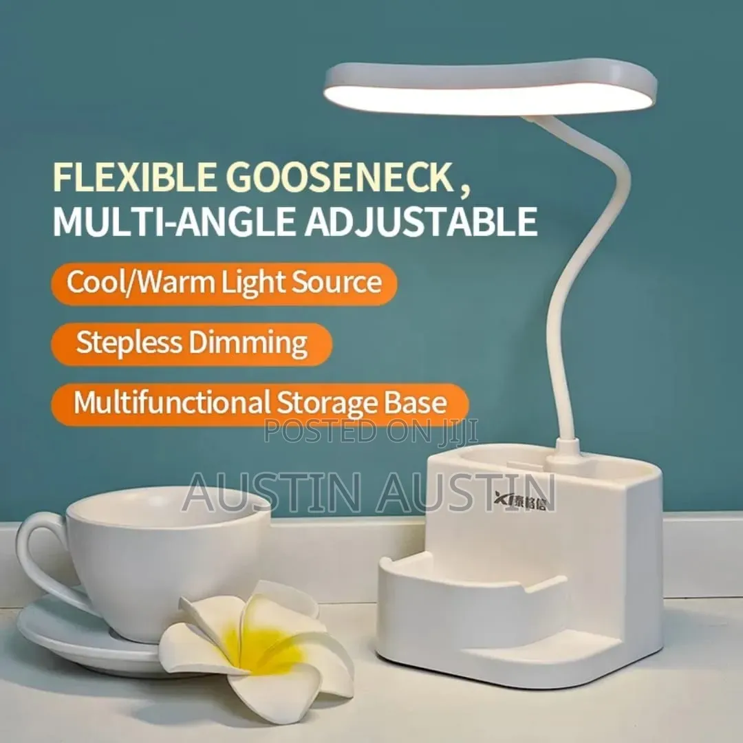 Rechargeable Reading Table Lamp Lantern With Pen Holder