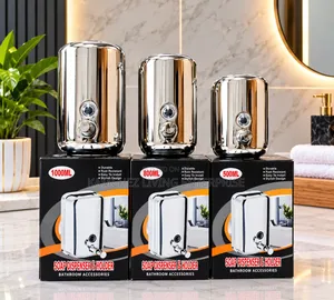 Quality Manual Stainless Soap/Sanitizer Dispenser