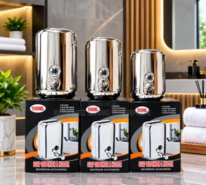 Quality Manual Stainless Soap/Sanitizer Dispenser