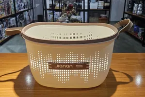 Jianan Modern Plastic Storage Basket / Laundry Hamper