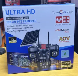 Eseecloud Triple-Lens 4G Solar PTZ Camera