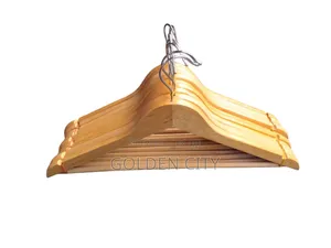 Premium Natural Wood Space-Saving Hangers – Multi-Pack