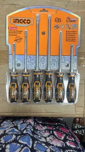 6 PCS Go- Through Screw Driver Set