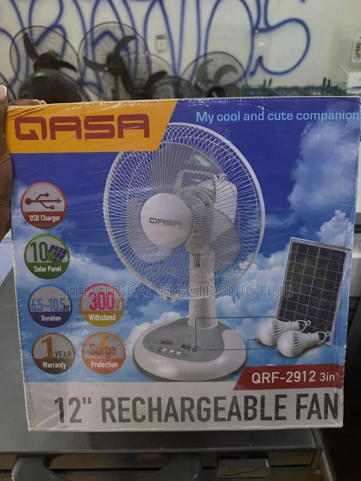 Rechargeable Table Fan