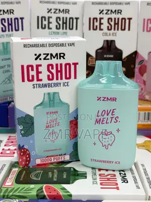 ZMR ICESHOT Strawberry Ice Rechargeable Disposable Vape – 10,000 Puffs