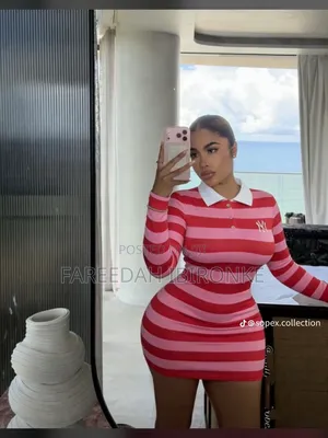 Red Bodycon Gown - Size 10 - UK