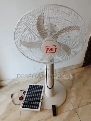 Rechargeable Fan With Solar Panel
