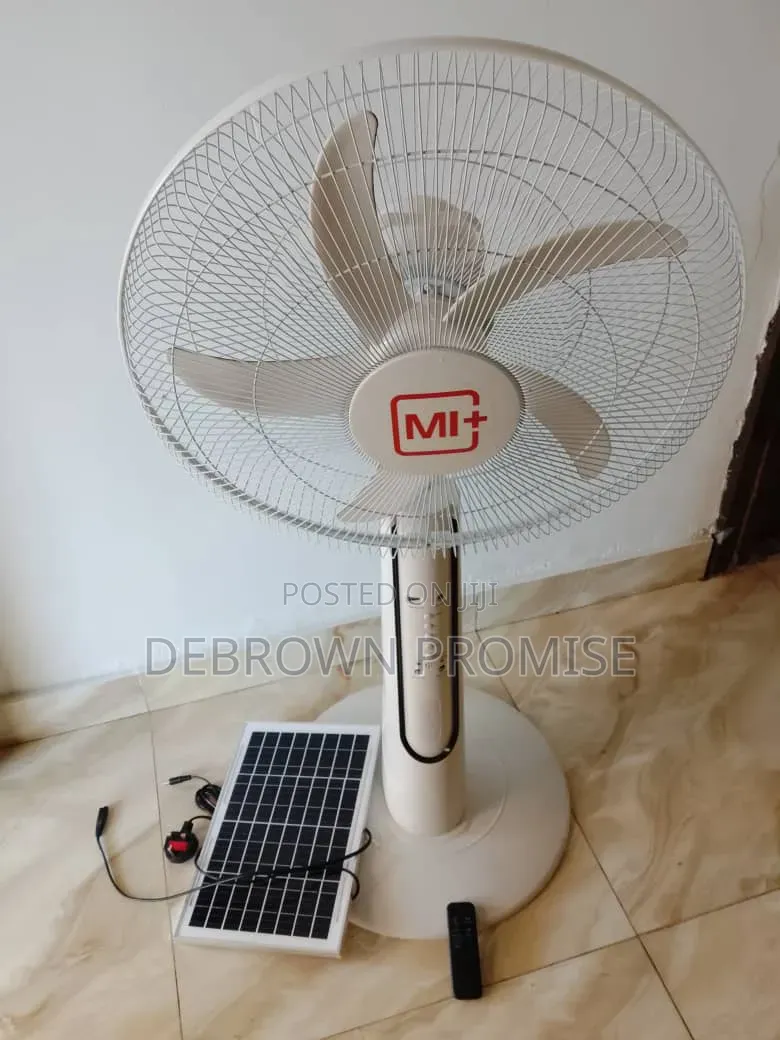 Rechargeable Fan With Solar Panel