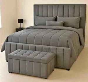 Tufted Bed Frame With 2 Side Drawers.
[Available*: 4.5ft, 6x6ft
-